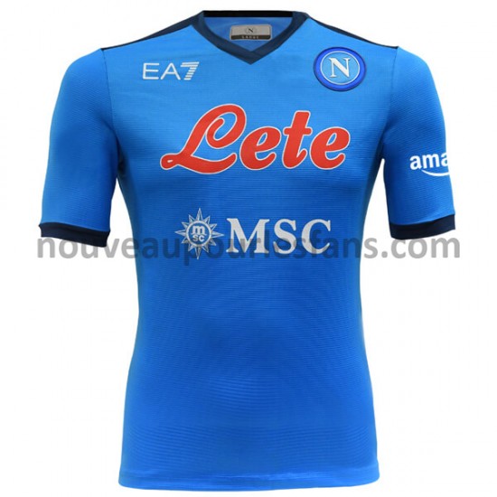 Maillot SSC Neapel Tenue Domicile 2021-2022 Manche Courte