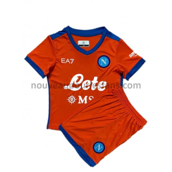 Maillot SSC Neapel Enfant Tenue 3ème 2021-2022 Manche Courte