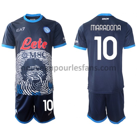 Maillot Naples Diego Maradona 10 Special 2 Enfant Tenue Domicile 2021-2022 Manche Courte