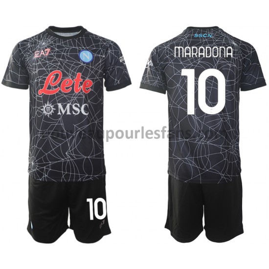 Maillot Naples Diego Maradona 10 Special Enfant Tenue Domicile 2021-2022 Manche Courte
