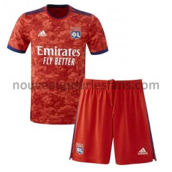 Maillot Olympique lyonnais Enfant Tenue Extérieur 2021-2022 Manche Courte