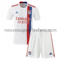 Maillot Olympique lyonnais Enfant Tenue Domicile 2021-2022 Manche Courte