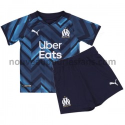 Maillot Olympique de Marseille Enfant Tenue Extérieur 2021-2022 Manche Courte