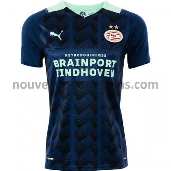 Maillot PSV Eindhoven Tenue Extérieur 2021-2022 Manche Courte