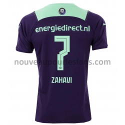 Maillot PSV Eindhoven Eran Zahavi 7 Tenue Extérieur 2021-2022 Manche Courte