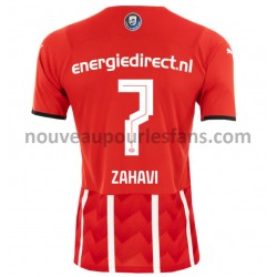Maillot PSV Eindhoven Eran Zahavi 7 Tenue Domicile 2021-2022 Manche Courte