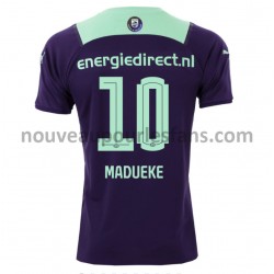 Maillot PSV Eindhoven Noni Madueke 10 Tenue Extérieur 2021-2022 Manche Courte