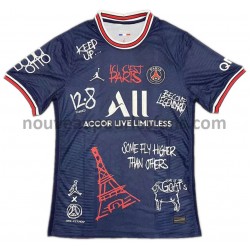 Maillot Paris Saint-Germain Graffiti Tenue Domicile 2021-2022 Manche Courte