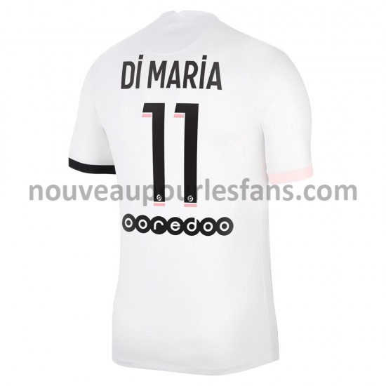 Maillot Paris Saint-Germain Di Maria 11 Tenue Extérieur 2021-2022 Manche Courte