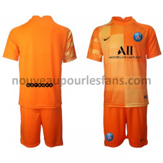 Maillot Paris Saint-Germain Gardien Enfant Tenue Domicile 2021-2022 Manche Courte