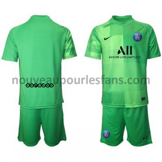 Maillot Paris Saint-Germain Gardien Enfant Tenue 3ème 2021-2022 Manche Courte