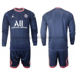 Maillot Paris Saint-Germain Enfant Tenue Domicile 2021-2022 Manche Longue