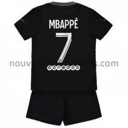 Maillot Paris Saint-Germain Kylian Mbappé 7 Enfant Tenue 3ème 2021-2022 Manche Courte