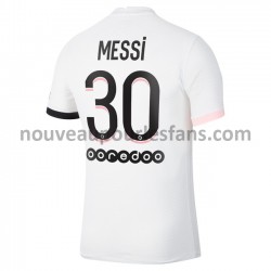 Maillot Paris Saint-Germain Lionel Messi 30 Tenue Extérieur 2021-2022 Manche Courte