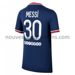 Maillot Paris Saint-Germain Lionel Messi 30 Tenue Domicile 2021-2022 Manche Courte