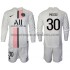 Maillot Paris Saint-Germain Lionel Messi 30 Enfant Tenue Extérieur 2021-2022 Manche Longue