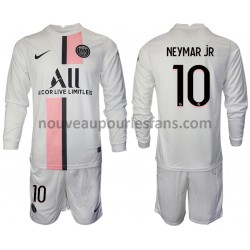 Maillot Paris Saint-Germain Neymar JR 10 Enfant Tenue Extérieur 2021-2022 Manche Longue