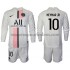 Maillot Paris Saint-Germain Neymar JR 10 Enfant Tenue Extérieur 2021-2022 Manche Longue