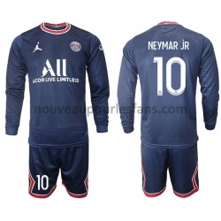 Maillot Paris Saint-Germain Neymar JR 10 Enfant Tenue Domicile 2021-2022 Manche Longue
