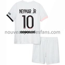 Maillot Paris Saint-Germain Neymar Jr 10 Enfant Tenue Extérieur 2021-2022 Manche Courte