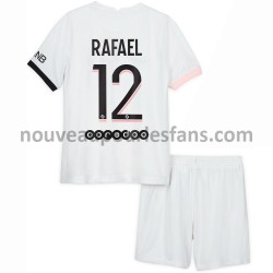 Maillot Paris Saint-Germain Rafinha 12 Enfant Tenue Extérieur 2021-2022 Manche Courte