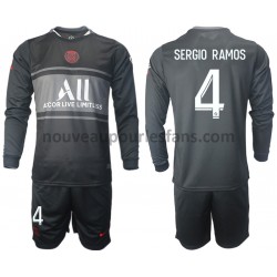 Maillot Paris Saint-Germain Sergio Ramos 4 Enfant Tenue 3ème 2021-2022 Manche Longue