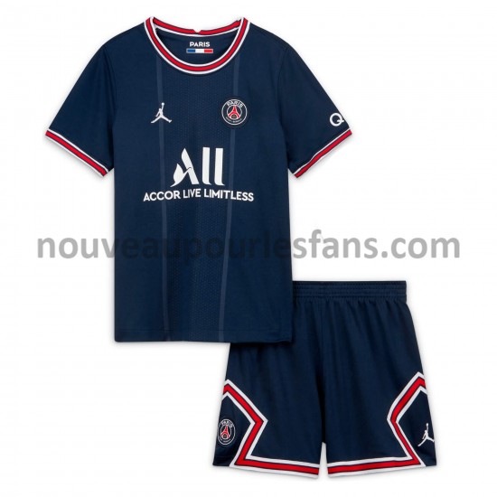 Maillot Paris Saint-Germain PSG Enfant Tenue Domicile 2021-2022 Manche Courte