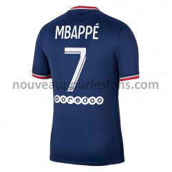 Maillot Paris Saint-Germain PSG Kylian Mbappé 7 Tenue Domicile 2021-2022 Manche Courte