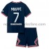 Maillot Paris Saint-Germain PSG Kylian Mbappé 7 Enfant Tenue Domicile 2021-2022 Manche Courte