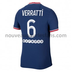 Maillot Paris Saint-Germain PSG Marco Verratti 6 Tenue Domicile 2021-2022 Manche Courte