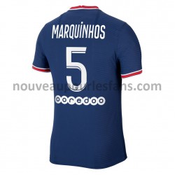 Maillot Paris Saint-Germain PSG Marquinhos 5 Tenue Domicile 2021-2022 Manche Courte