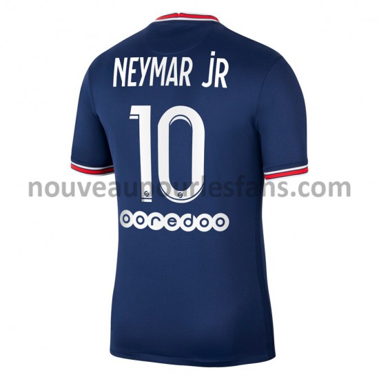 Maillot Paris Saint-Germain PSG Neymar Jr 10 Tenue Domicile 2021-2022 Manche Courte