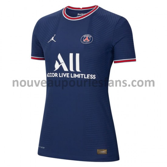 Maillot Paris Saint-Germain PSG Femme Tenue Domicile 2021-2022 Manche Courte