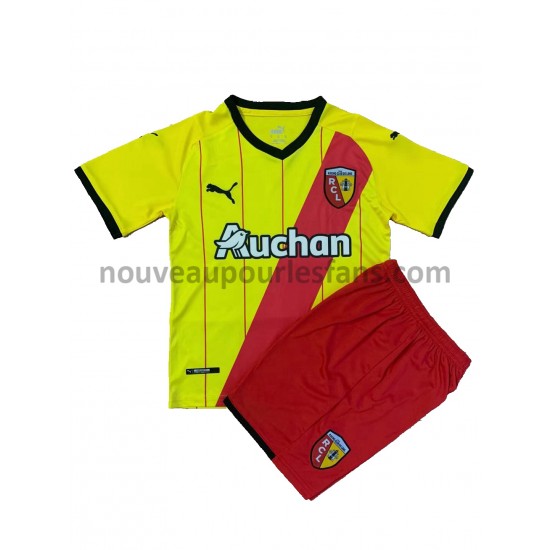 Maillot RC Lens Enfant Tenue Domicile 2021-2022 Manche Courte
