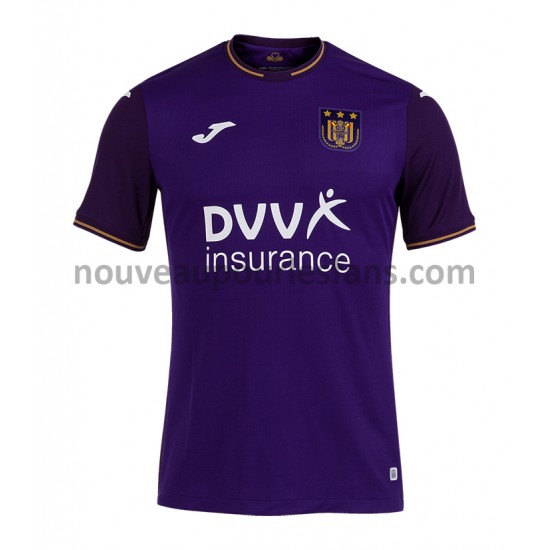 Maillot RSC Anderlecht Tenue Domicile 2021-2022 Manche Courte