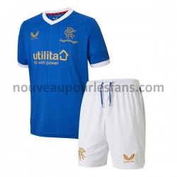 Maillot Rangers Enfant Tenue Domicile 2021-2022 Manche Courte