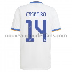 Maillot Real Madrid Casemiro 14 Tenue Domicile 2021-2022 Manche Courte