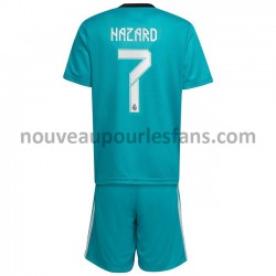 Maillot Real Madrid Eden Hazard 7 Enfant Tenue 3ème 2021-2022 Manche Courte