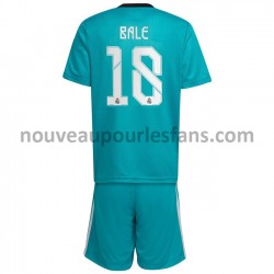 Maillot Real Madrid Gareth Bale 18 Enfant Tenue 3ème 2021-2022 Manche Courte
