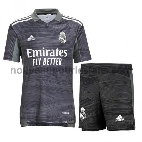Maillot Real Madrid Gardien Enfant Tenue Domicile 2021-2022 Manche Courte