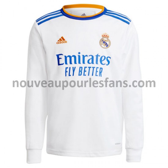 Maillot Real Madrid Tenue Domicile 2021-2022 Manche Longue