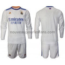 Maillot Real Madrid Enfant Tenue Domicile 2021-2022 Manche Longue