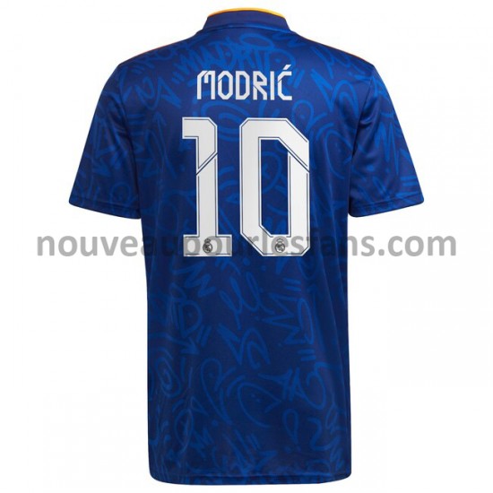Maillot Real Madrid Luka Modrić 10 Tenue Extérieur 2021-2022 Manche Courte