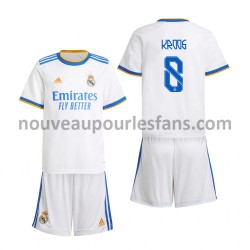 Maillot Real Madrid Toni Kroos 8 Enfant Tenue Domicile 2021-2022 Manche Courte
