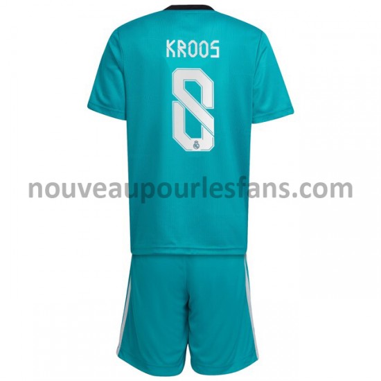 Maillot Real Madrid Toni Kroos 8 Enfant Tenue 3ème 2021-2022 Manche Courte