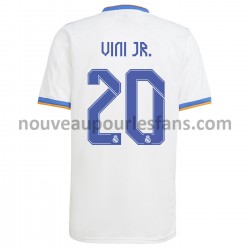 Maillot Real Madrid Vinicius Junior 20 Tenue Domicile 2021-2022 Manche Courte