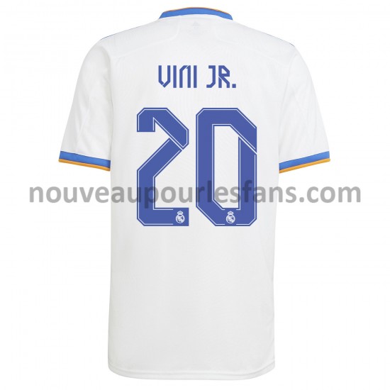 Maillot Real Madrid Vinicius Junior 20 Tenue Domicile 2021-2022 Manche Courte