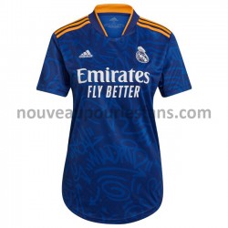Maillot Real Madrid Femme Tenue Extérieur 2021-2022 Manche Courte