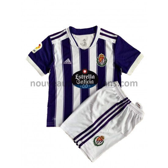 Maillot Real Valladolid Enfant Tenue Domicile 2021-2022 Manche Courte