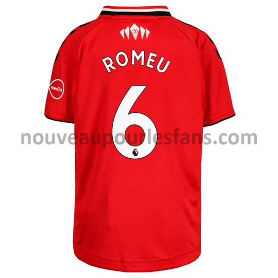 Maillot Southampton Oriol Romeu 6 Tenue Domicile 2021-2022 Manche Courte